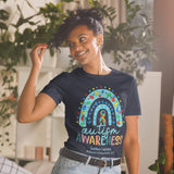 Autism Advocate Rainbow TShirt